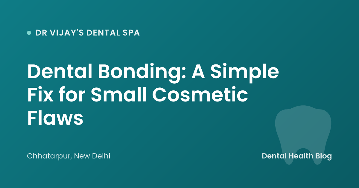 Dental Bonding: A Simple Fix for Small Cosmetic Flaws