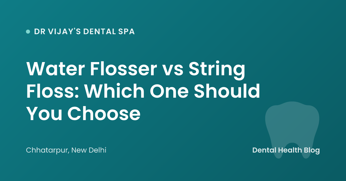 Water Flosser vs String Floss: Which One Should You Choose